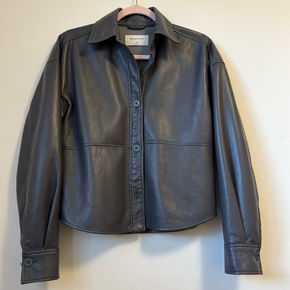 Babaton Oversized Button Down Shirt Size XS in gray - Picture 1 of 7